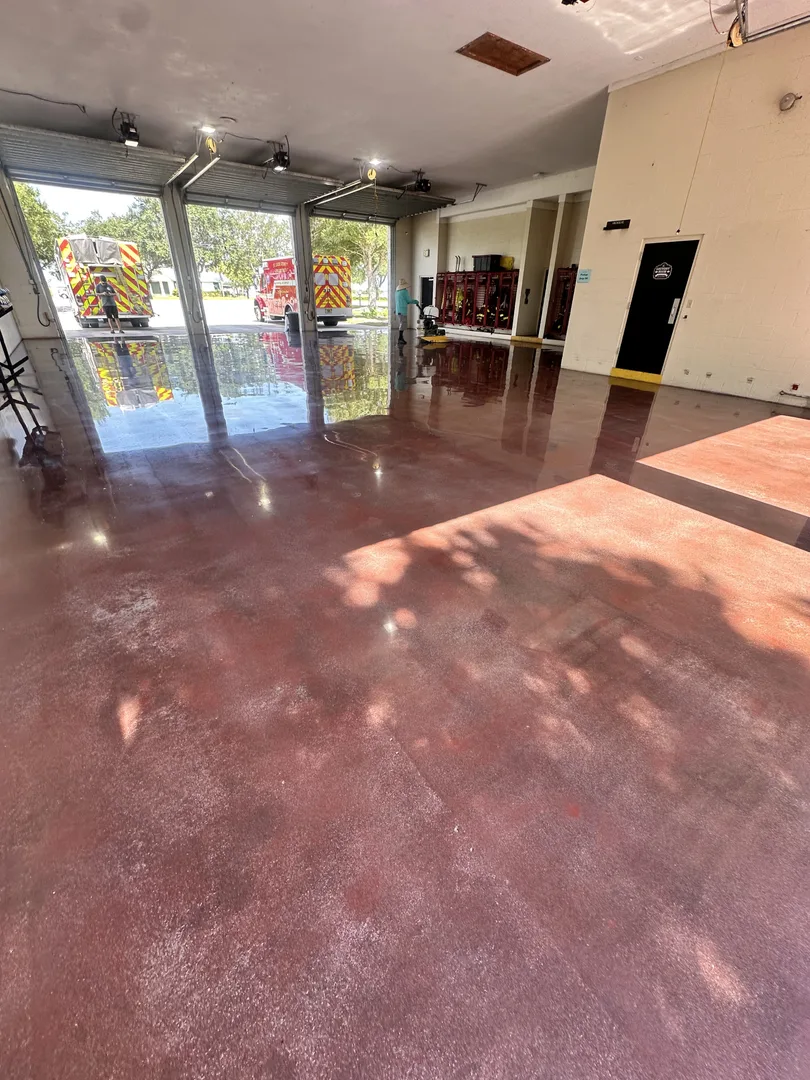 Red Metallic Epoxy, Metallic flooring project by Floor Kings Epoxy